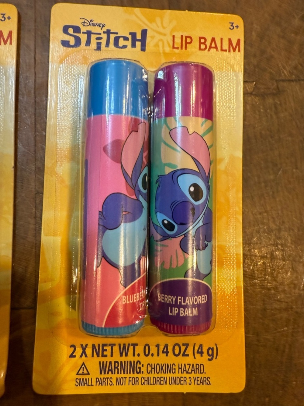 Disney Stitch Lip Balm Twin Pack - Blue, Pink, Purple Brand NEW - Picture 2 of 7